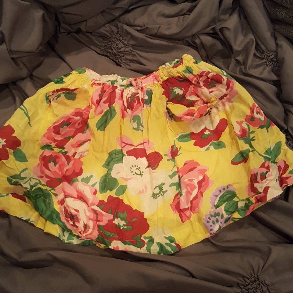 Mini Boden Flowered Skirt